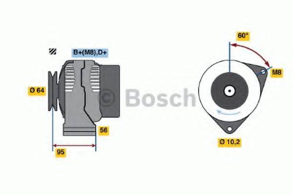 BOSCH 0120335006 Генератор