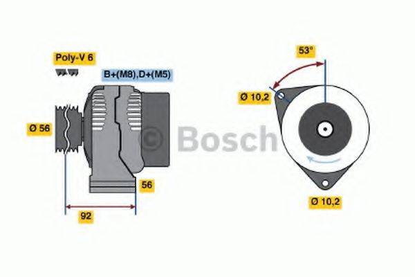 BOSCH 0123310013 Генератор