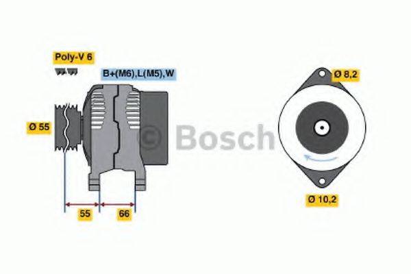 BOSCH 0986042151 Генератор