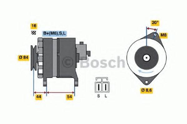 BOSCH 0986042261 Генератор