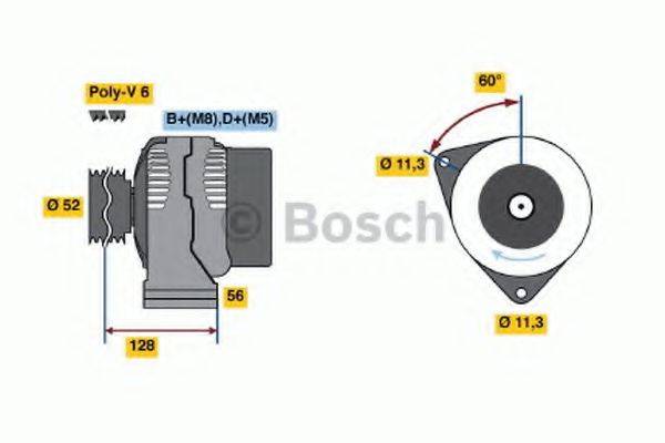 BOSCH 0123510096 Генератор