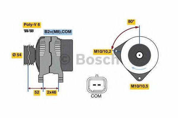 BOSCH 0986048360 Генератор