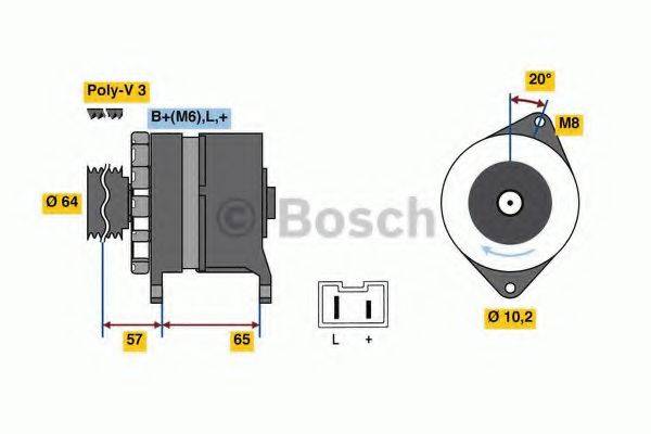 BOSCH 0986049440 Генератор