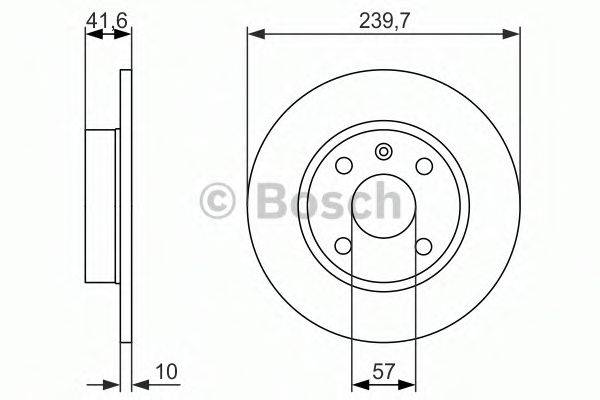 BOSCH 0986479903 гальмівний диск