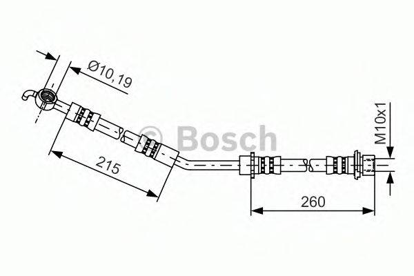 BOSCH 1987481409 Гальмівний шланг