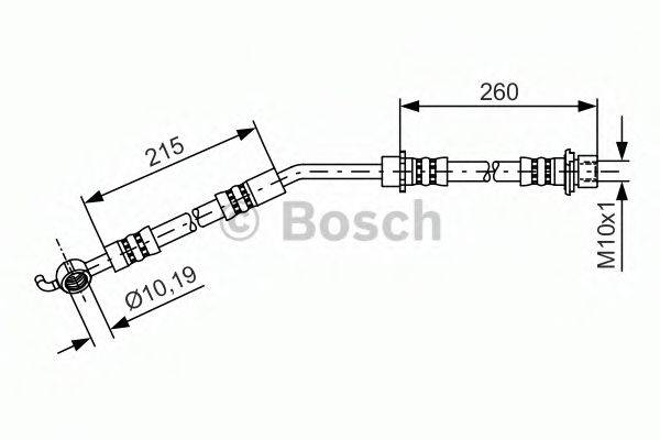 BOSCH 1987481410 Гальмівний шланг