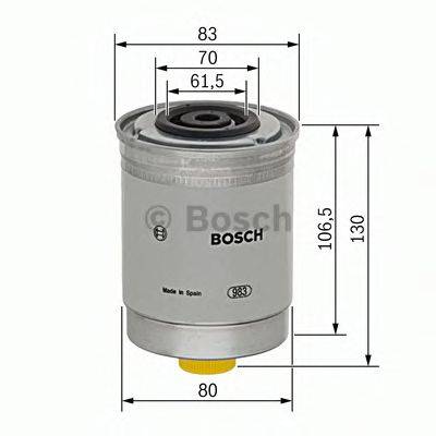 BOSCH 1457434103 Паливний фільтр