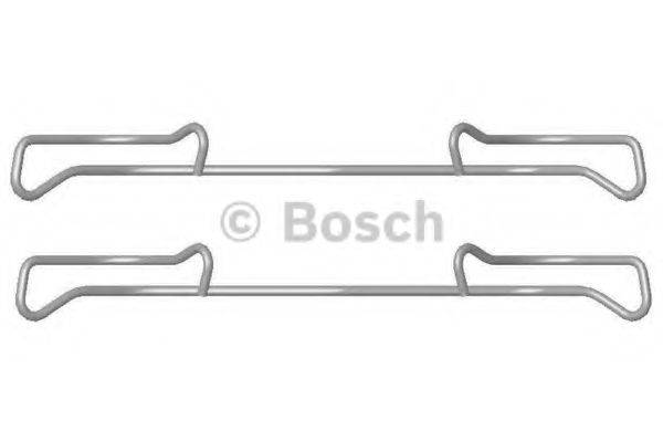 BOSCH 1987474432 Комплектуючі, колодки дискового гальма