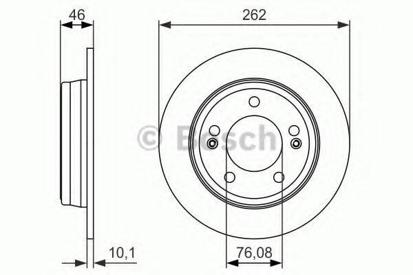 BOSCH 0986479052 гальмівний диск