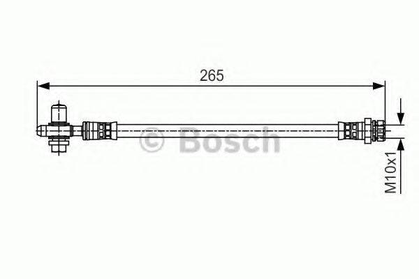 BOSCH 1987481519 Гальмівний шланг