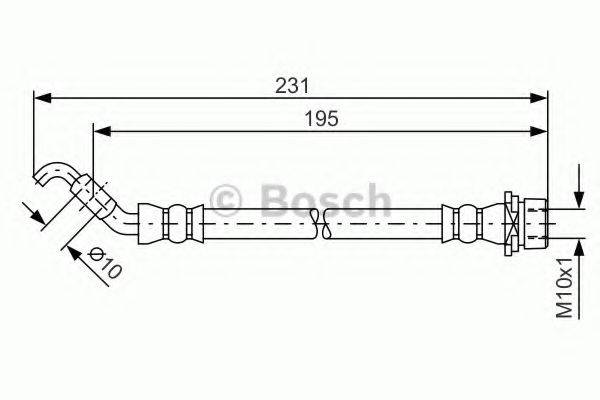 BOSCH 1987481562 Гальмівний шланг