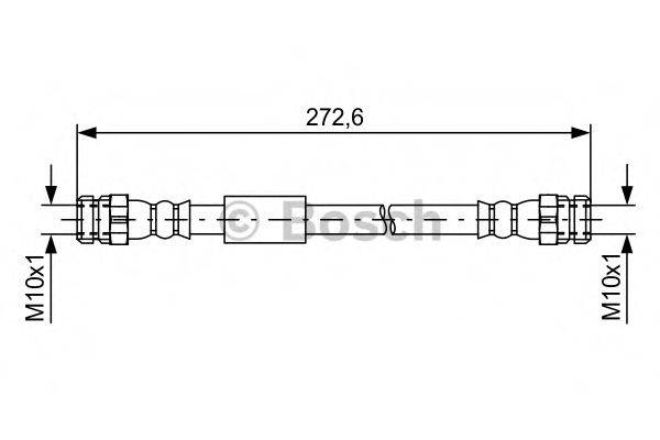 BOSCH 1987481577 Гальмівний шланг
