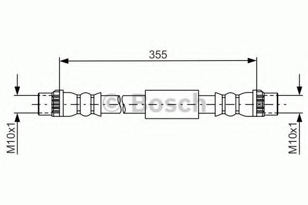 BOSCH 1987481665 Гальмівний шланг