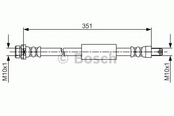 BOSCH 1987481705 Гальмівний шланг