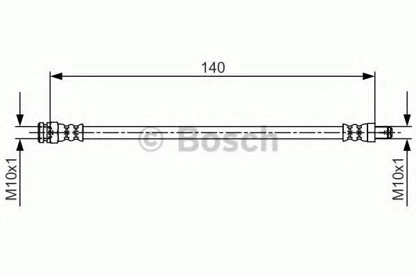 BOSCH 1987481706 Гальмівний шланг