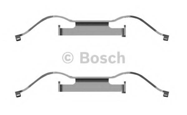 BOSCH 1987474687 Комплектуючі, колодки дискового гальма