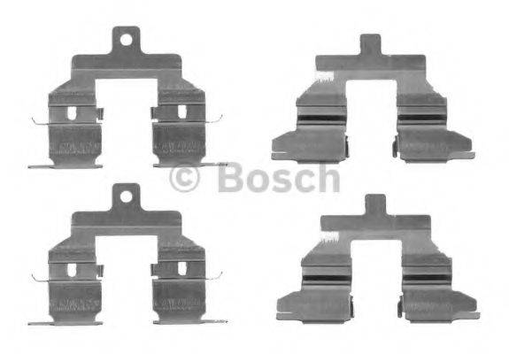 BOSCH 1987474715 Комплектуючі, колодки дискового гальма