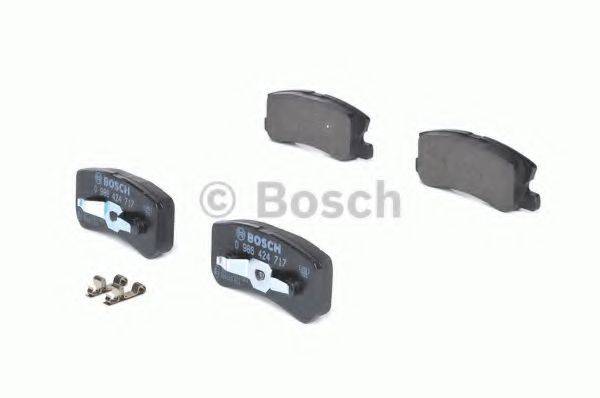 BOSCH 0986424717 Комплект гальмівних колодок, дискове гальмо