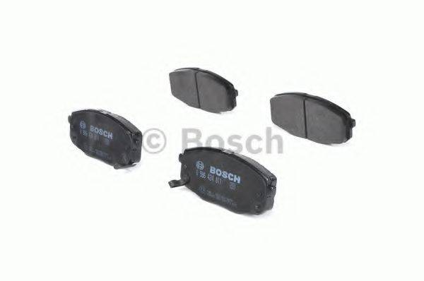 BOSCH 0986424811 Комплект гальмівних колодок, дискове гальмо