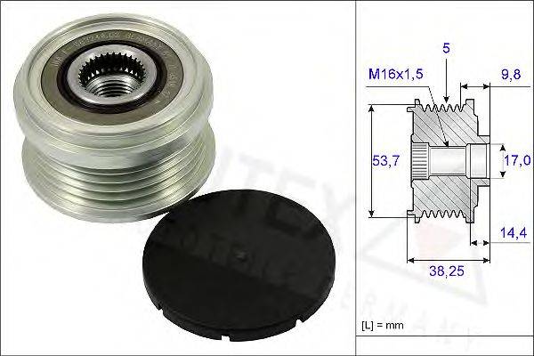 AUTEX 654870 Механізм вільного ходу генератора