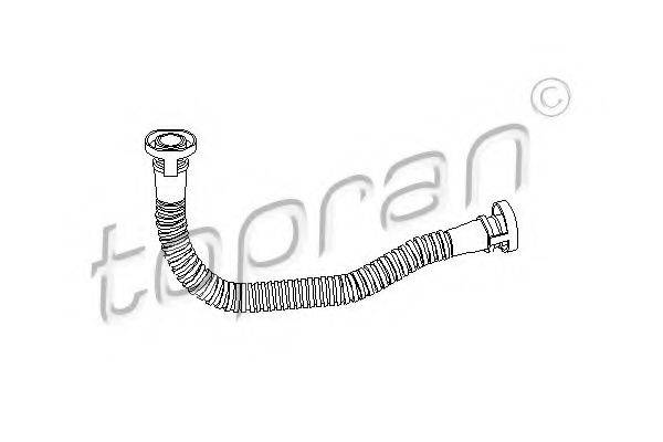TOPRAN 111301 Шланг, повітровідведення кришки головки циліндра