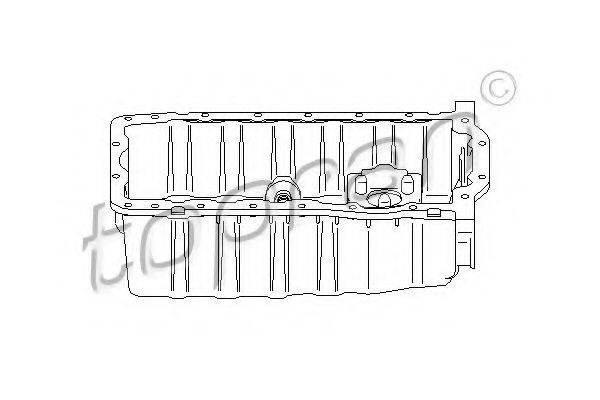 TOPRAN 109616 Масляний піддон
