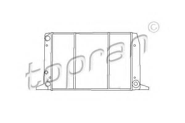 TOPRAN 104273 Радіатор, охолодження двигуна