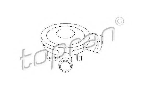 TOPRAN 111562 Клапан відведення повітря з картера