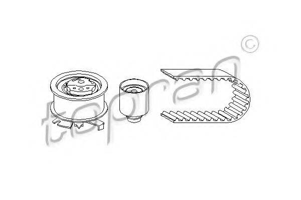 TOPRAN 111198 Комплект ременя ГРМ