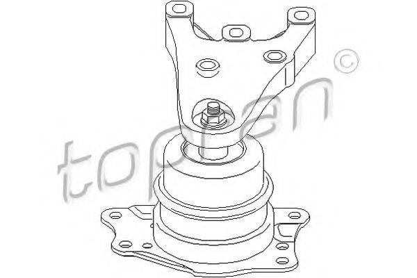 TOPRAN 112133 Підвіска, двигун