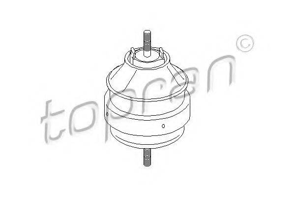 TOPRAN 104423 Підвіска, двигун