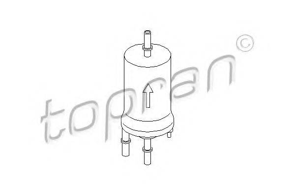 TOPRAN 110898 Паливний фільтр