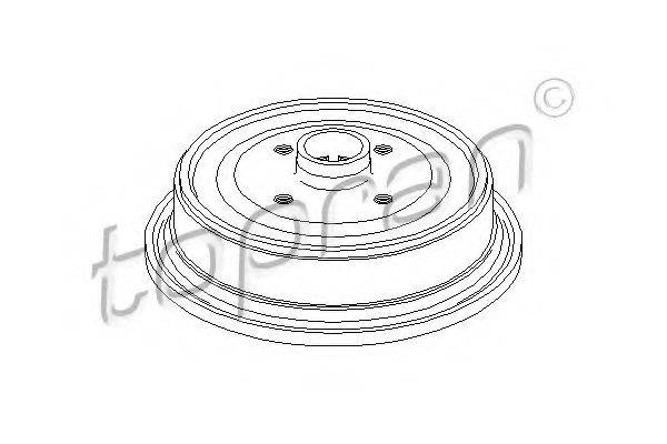 TOPRAN 103693 Гальмівний барабан