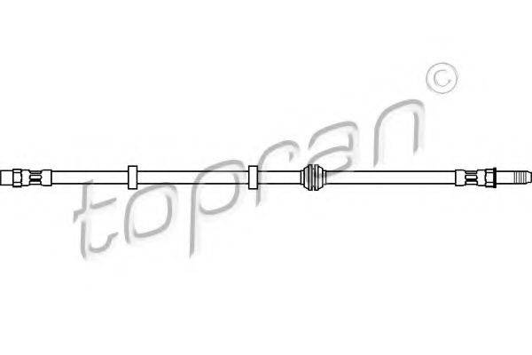 TOPRAN 103067 Гальмівний шланг