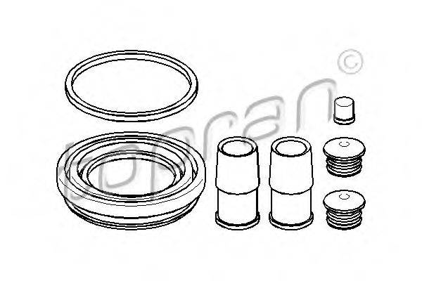 TOPRAN 108347 Ремкомплект, гальмівний супорт