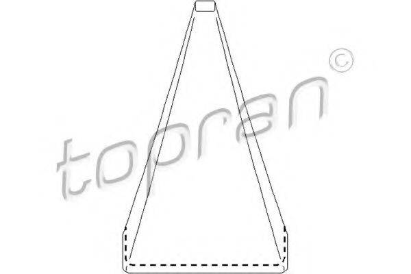 TOPRAN 107322 Обшивка важеля перемикання