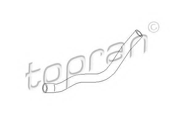 TOPRAN 108317 Шланг радіатора
