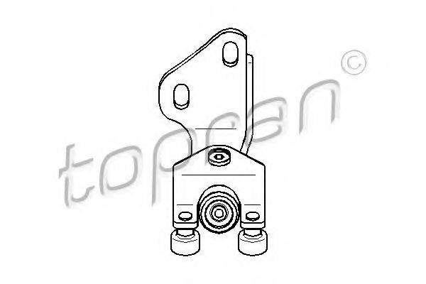 TOPRAN 111471 Напрямна ролика, зсувні двері