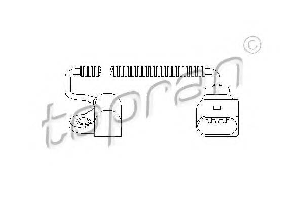 TOPRAN 111392 Датчик частоти обертання, керування двигуном