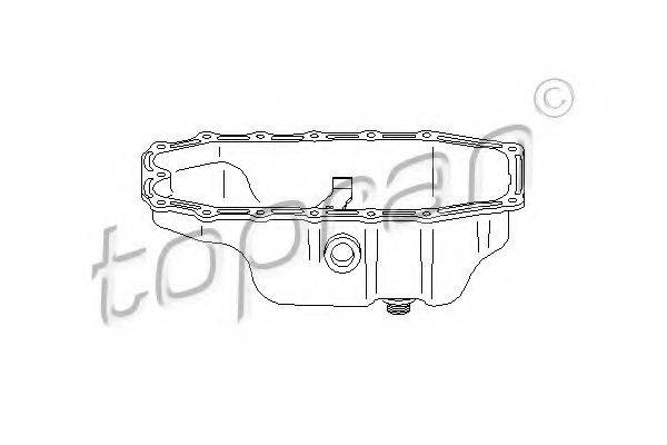 TOPRAN 207316 Масляний піддон