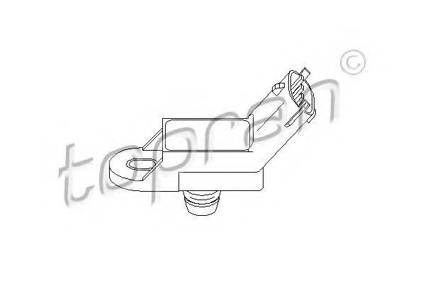 TOPRAN 207420 Датчик, тиск у впускному газопроводі