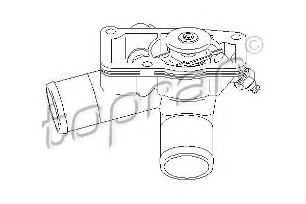 TOPRAN 207507 Термостат, охолоджуюча рідина
