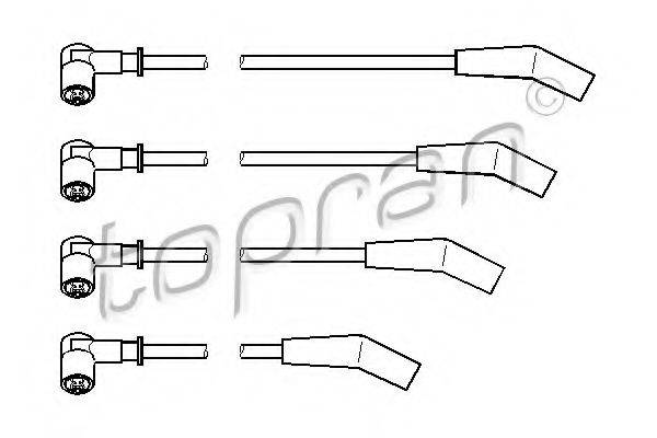 TOPRAN 302046 Комплект дротів запалювання