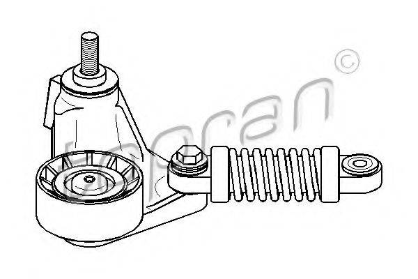 TOPRAN 302162 Натягувач ременя, клинового зубча