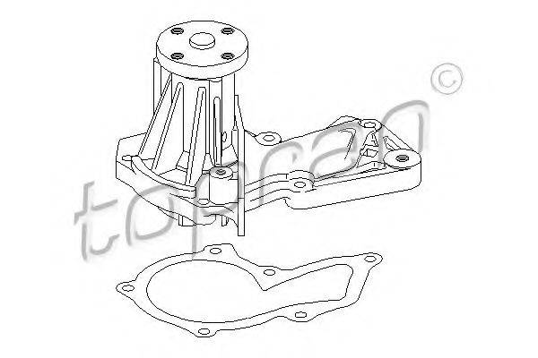 TOPRAN 302426 Водяний насос