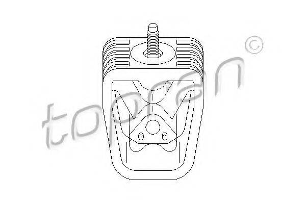 TOPRAN 400481 Підвіска, двигун