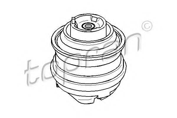 TOPRAN 400476 Підвіска, двигун