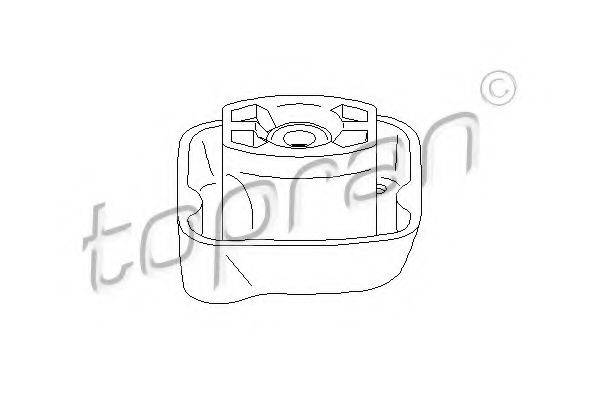 TOPRAN 400459 Підвіска, двигун