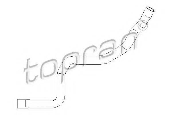 TOPRAN 401958 Шланг радіатора