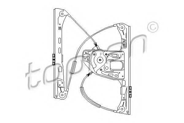 TOPRAN 401818 Підйомний пристрій для вікон